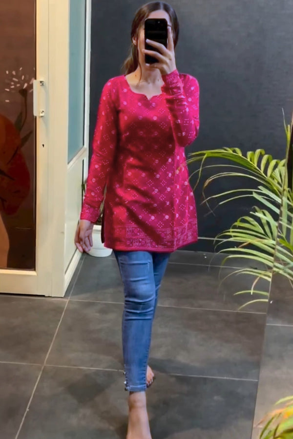 Noor Balloon Sleeves Kurti
