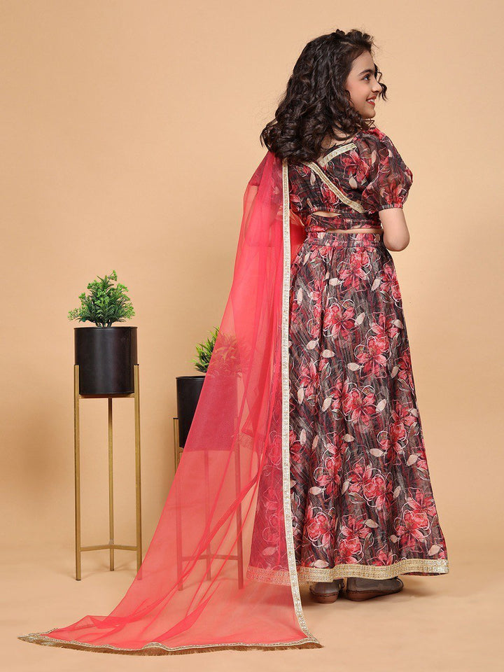 Maroon choli for baby girl - gracy