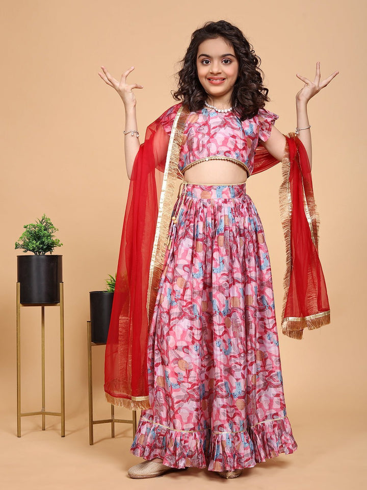 Pink lehenga for baby girl - gracy